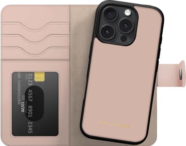 Ideal of Sweden Magnet Wallet+ iPhone 16 Pro plånboksfodral (rosa)