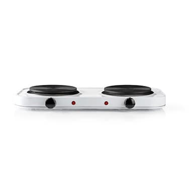 Nedis Elektrisk kokplatta | Matlagningszoner: 2 | 2000 W | Överhettningsskydd | Vit