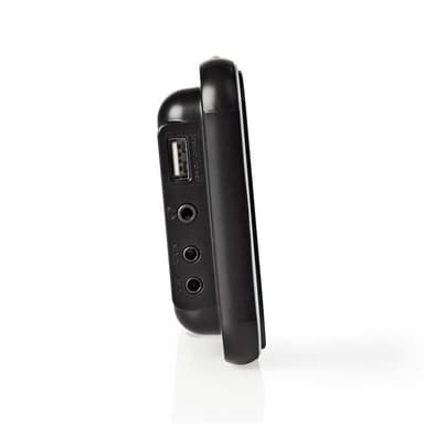 Nedis Digital klockradio | LED Display | 1x 3.5 mm Audio Input | Tidsprojektion | AM / FM | Snooze-funktion | Sov timer | Antal alarm: 2 | Svart