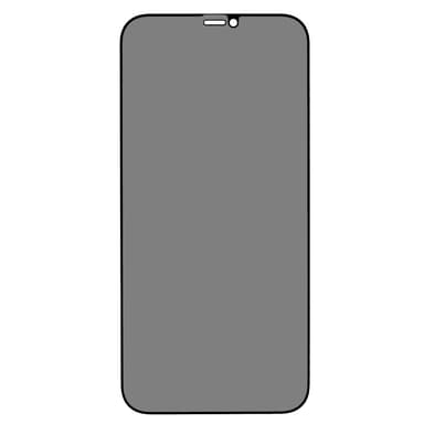 SKALO iPhone 12 Pro Max Privacy Skärmskydd Härdat Glas - Svart