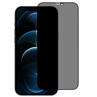SKALO iPhone 12 Pro Max Privacy Skärmskydd Härdat Glas - Svart