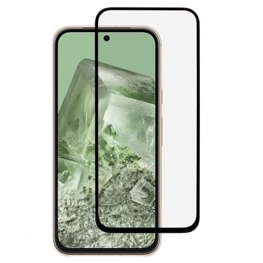 SKALO Google Pixel 8a Heltäckande Skärmskydd Härdat Glas - Svart