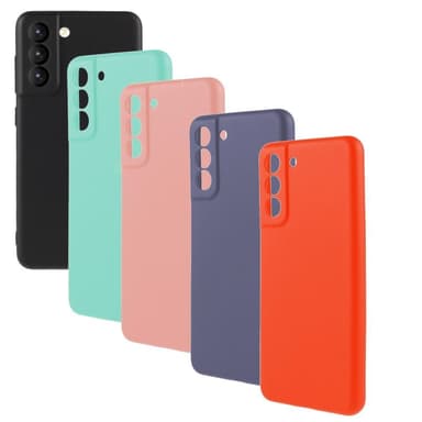 SKALO Samsung S21 FE Ultratunn TPU-Skal - Rosa