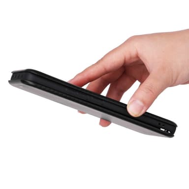 SKALO Xiaomi 13 Pro 5G Carbon Fiber Plånboksfodral - Svart
