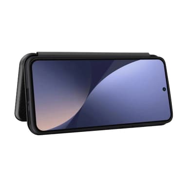 SKALO Xiaomi 13 Pro 5G Carbon Fiber Plånboksfodral - Svart