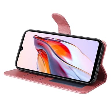 SKALO Xiaomi Redmi 12C 4G Plånboksfodral i PU-Läder - Rosa