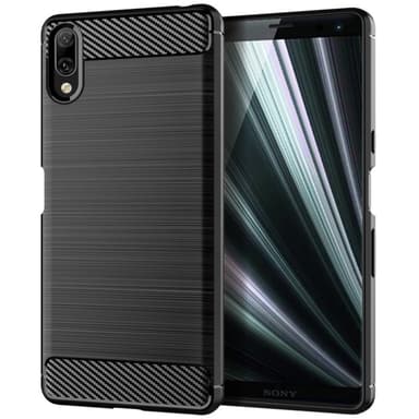 Stöttåligt Armor Carbon TPU-skal Sony Xperia L3 - Röd