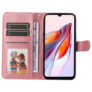 SKALO Xiaomi Redmi 12C 4G Plånboksfodral i PU-Läder - Rosa