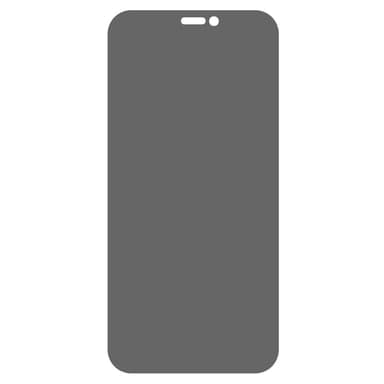 SKALO iPhone 12 Privacy Skärmskydd Härdat Glas - Svart