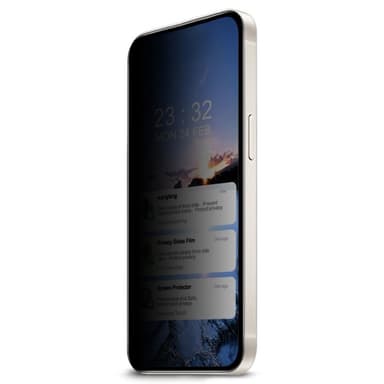 2-PACK SKALO Google Pixel 8a Privacy Skärmskydd Härdat Glas - Svart