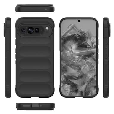 SKALO Google Pixel 9 Pro XL Rugged Bumpers TPU-Skal - Svart