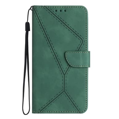 SKALO OnePlus Nord 4 Embossed Plånboksfodral i PU-Läder - Grön