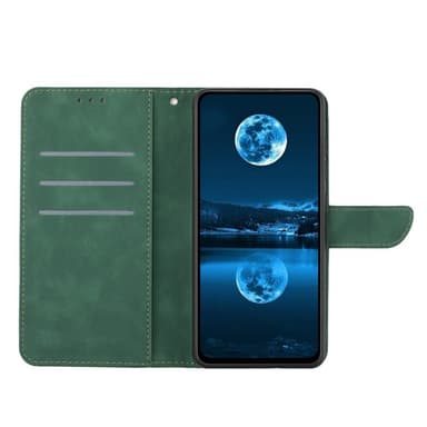 SKALO OnePlus Nord 4 Embossed Plånboksfodral i PU-Läder - Grön