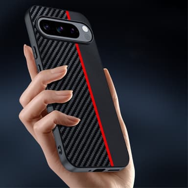 SKALO Google Pixel 9/9 Pro Carbon Fiber Hybrid Skal