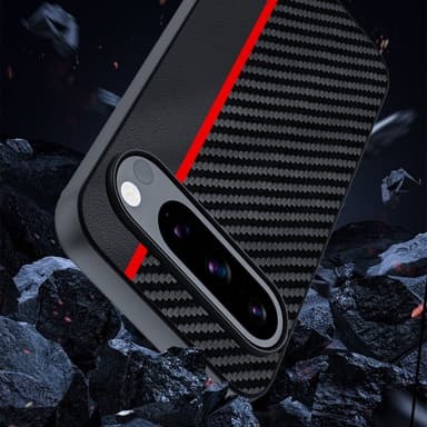 SKALO Google Pixel 9/9 Pro Carbon Fiber Hybrid Skal