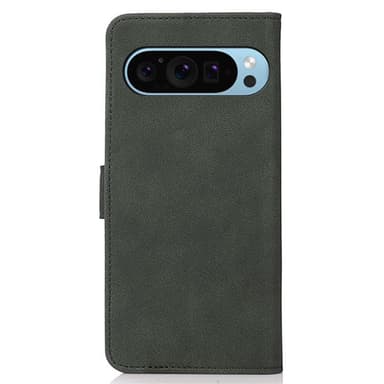 SKALO Google Pixel 9/9 Pro KHAZNEH Plånboksfodral i PU-Läder - Grön