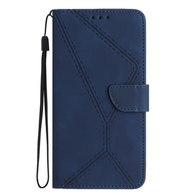 SKALO OnePlus Nord 4 Embossed Plånboksfodral i PU-Läder - Blå