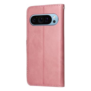 SKALO Google Pixel 9/9 Pro PU-Läder Plånboksfodral - Rosa