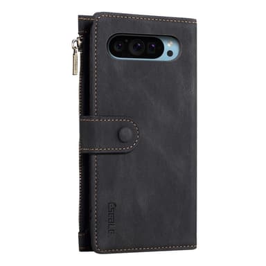 SKALO Google Pixel 9/9 Pro ESEBLE Big Wallet Plånboksfodral - Svart