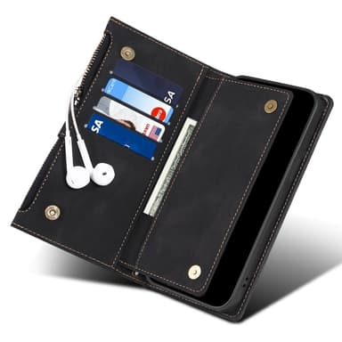 SKALO Google Pixel 9/9 Pro ESEBLE Big Wallet Plånboksfodral - Svart