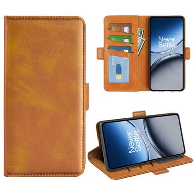 SKALO OnePlus Nord 4 Premium Plånboksfodral - Brun