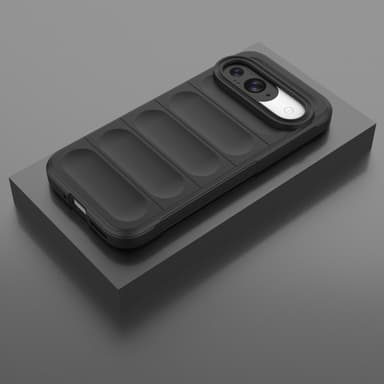 SKALO Google Pixel 9/9 Pro Rugged Bumpers TPU-Skal - Svart