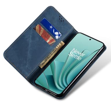 SKALO OnePlus Nord 4 Jeans Plånboksfodral - Blå
