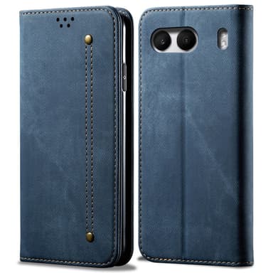 SKALO OnePlus Nord 4 Jeans Plånboksfodral - Blå