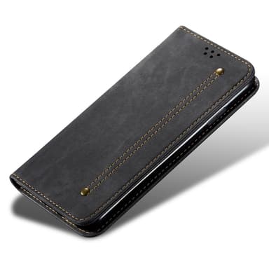 SKALO OnePlus Nord 4 Jeans Plånboksfodral - Svart