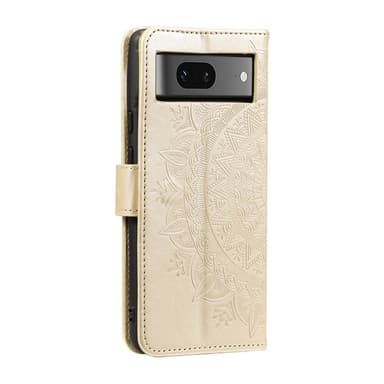 SKALO Google Pixel 9/9 Pro Mandala Plånboksfodral - Guld