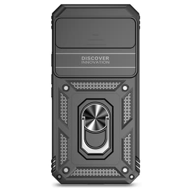 SKALO Google Pixel 9 Pro XL Armor Hybrid Metallring Kameraslider - Svart
