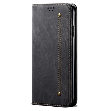 SKALO OnePlus Nord 4 Jeans Plånboksfodral - Svart