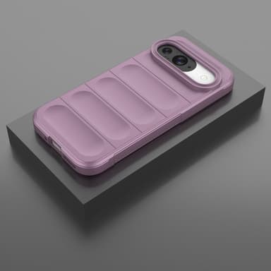 SKALO Google Pixel 9/9 Pro Rugged Bumpers TPU-Skal - Lila