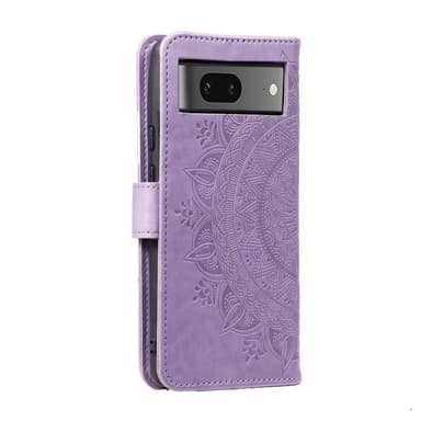 SKALO Google Pixel 9/9 Pro Mandala Plånboksfodral - Lila