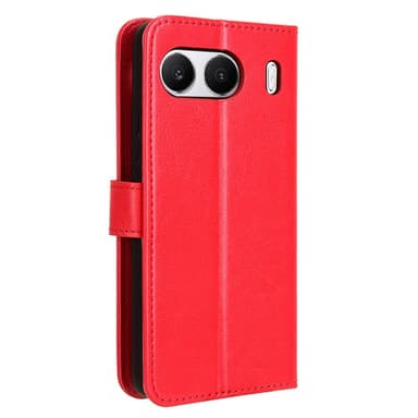 SKALO OnePlus Nord 4 PU-Läder Plånboksfodral - Röd