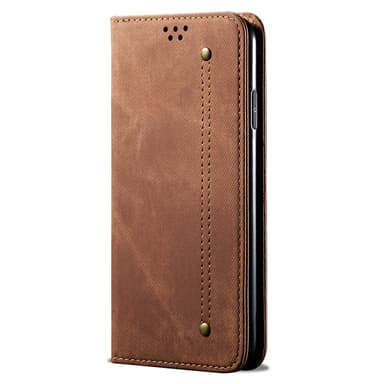 SKALO OnePlus Nord 4 Jeans Plånboksfodral - Brun