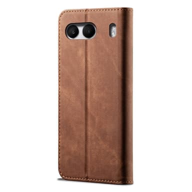 SKALO OnePlus Nord 4 Jeans Plånboksfodral - Brun