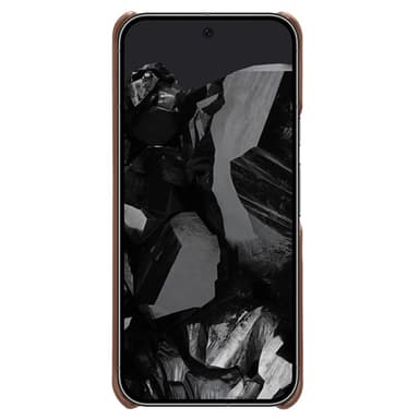 SKALO Google Pixel 9 Pro XL PU Läder Skal med Korthållare/Plånbok - Brun