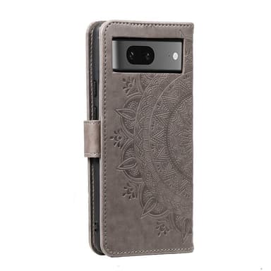 SKALO Google Pixel 9/9 Pro Mandala Plånboksfodral - Grå