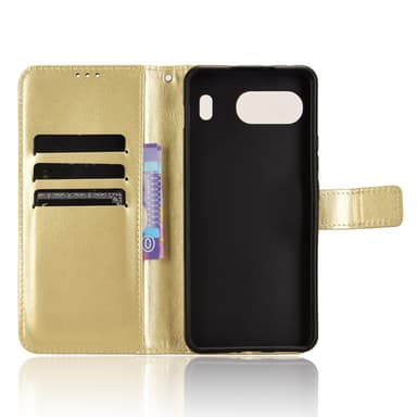 SKALO OnePlus Nord 4 PU-Läder Plånboksfodral - Guld