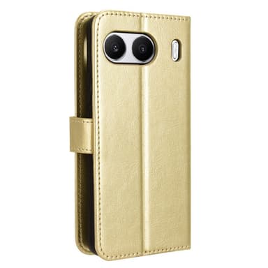 SKALO OnePlus Nord 4 PU-Läder Plånboksfodral - Guld