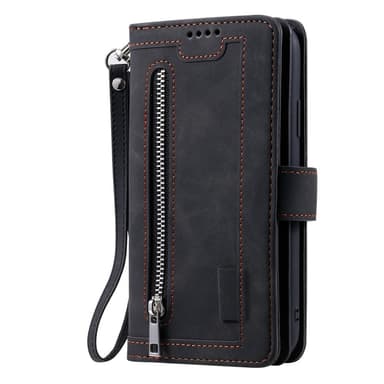 SKALO Google Pixel 9/9 Pro Big Wallet 9-FACK Plånboksfodral - Svart
