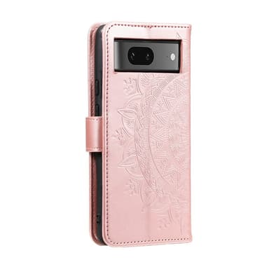 SKALO Google Pixel 9/9 Pro Mandala Plånboksfodral - Roséguld