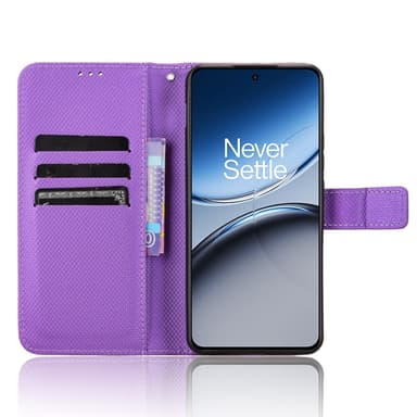 SKALO OnePlus Nord 4 Premium Mini Romb Plånboksfodral - Lila