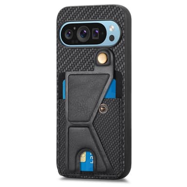 SKALO Google Pixel 9/9 Pro Carbon FIber Kortfack - Svart