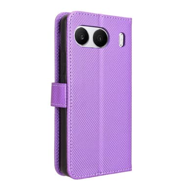 SKALO OnePlus Nord 4 Premium Mini Romb Plånboksfodral - Lila