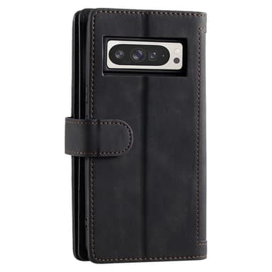 SKALO Google Pixel 9 Pro XL Big Wallet 9-FACK Plånboksfodral - Svart