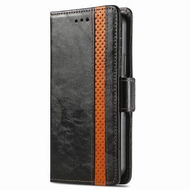 SKALO Google Pixel 9 Pro XL CASENEO 002 Series Premium PU-Läder Plånbok - Svart