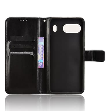 SKALO OnePlus Nord 4 PU-Läder Plånboksfodral - Svart