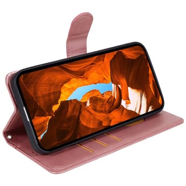 SKALO OnePlus Nord 4 Premium Plånboksfodral - Roséguld